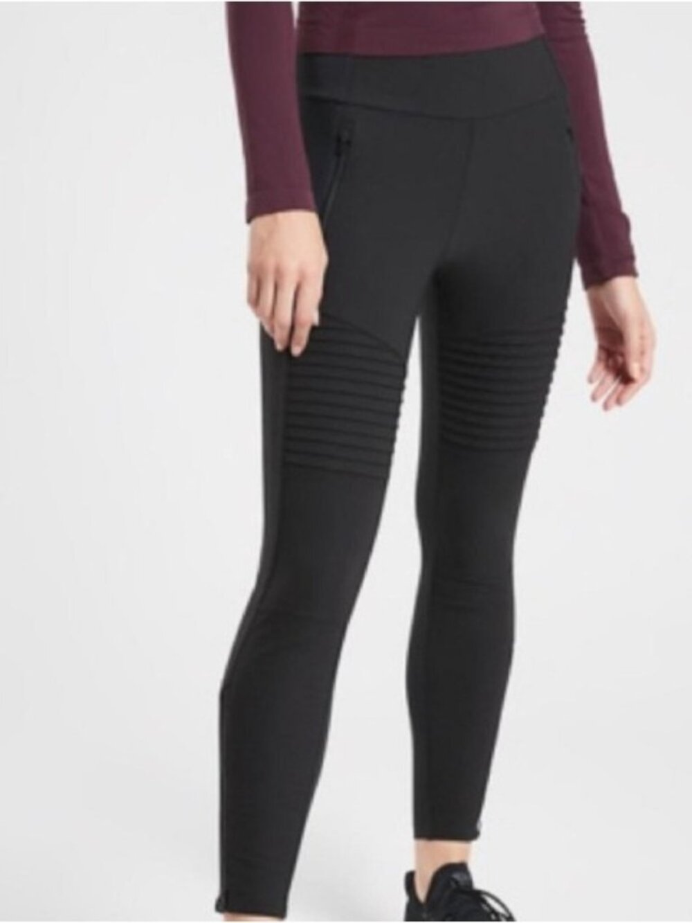 Athleta Headlands Hybrid Moto Tight | Size 4